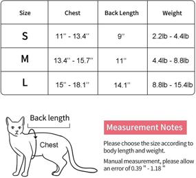 img 3 attached to Coppthinktu Cat Professional Recovery Suit: Exceptional Protection for Abdominal Wounds and Skin Diseases, Cat Surgery Recovery, E-Collar Alternative, Gentle Kitten Spay Recovery Suit to Prevent Licking Wounds