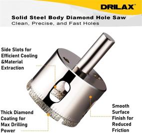 img 3 attached to 💎 Enhancing Precision: LOT Pcs Diamond Hole Drill for Flawless Cutting