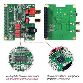 img 3 attached to 🔊 InnoMaker PCM5122 HiFi DAC Аудио карта для расширения Raspberry Pi 4 3 B+ Pi Zero - DAC HAT