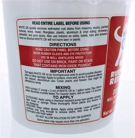 img 2 attached to 💪 Powerful White Ox 64 oz. Rust Remover - Ultimate Solution for Rust Stain Removal