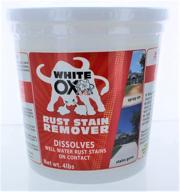 💪 powerful white ox 64 oz. rust remover - ultimate solution for rust stain removal logo