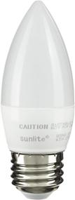 img 4 attached to Sunlite 80473-SU LED Torpedo Tip B11 Chandelier Light Bulb, 7W (60W Equiv.), 500 Lumens, E26 Base, Dimmable