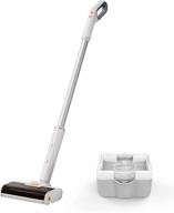 🧹 cop rose cordless wet dry cleaner mop with self-cleaning water bucket: lightweight one-step cordless wet dry cleaning for hard floors; perfect for removing sticky messes and pet hair logo