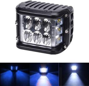 img 4 attached to Yolu 1 Piece 4 Inch Dual Side Shooter Led Cube 36W Led Work Light Off Road Led Light Driving Light Super Bright Waterproof Fits For SUV Truck Car ATV Lights & Lighting Accessories