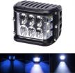 yolu 1 piece 4 inch dual side shooter led cube 36w led work light off road led light driving light super bright waterproof fits for suv truck car atv lights & lighting accessories logo