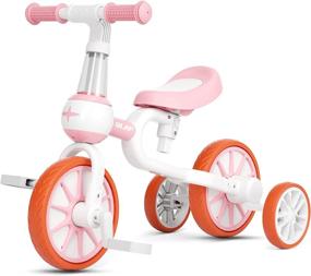 img 4 attached to Трехколесные велосипеды Трехколесные балансировочные колеса для малышей