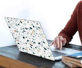 img 2 attached to 📱 KSK KAISHEK MacBook Air 13 Inch Case (2018-2021 Release, Retina Display) - Terrazzo Marble Pattern