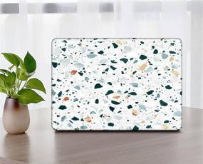 img 1 attached to 📱 KSK KAISHEK MacBook Air 13 Inch Case (2018-2021 Release, Retina Display) - Terrazzo Marble Pattern