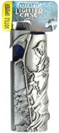 🔥 ultimate metal lighter case: bic lighter protection, bottle opener, and grim reaper design logo