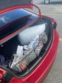 img 2 attached to 📦 Premium Envelope Style Trunk Cargo Net for Mazda 6 Mazda6 2014-2019 - Reliable and Durable Solution for Organized Cargo Management