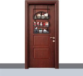 img 2 attached to 🌶️ Black Wall Mount Hanging Spice Organizer - Giftgarden 3 Tier Over The Door Spice Rack for Cabinet Pantry Kitchen