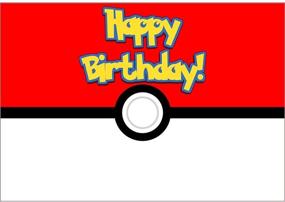 img 4 attached to 🎮 Vibrant Video Game Birthday Backdrop: Allenjoy 7x5ft Cartoon Anime Magical Pet Red and White Ball Photography Background – Perfect for Kids' Baby Shower, Party Supplies, Cake Table Decoration, and Photo Booth Props