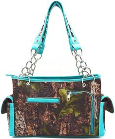 img 1 attached to Camouflage Western Concealed Handbag Shoulder Women's Handbags & Wallets in Shoulder Bags