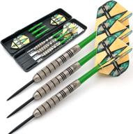 cuesoul black scorpion steel tip darts set 95% tungsten 26/28/30 gram with sleek dart case логотип