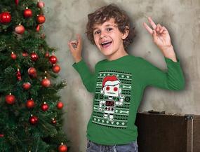 img 2 attached to 🎄 Premium Tstars Christmas Sweater Sweatshirt for Boys - Medium Size - Fashionable Hoodies & Sweatshirts