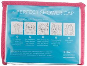 img 2 attached to blowpro Waterproof Shower Cap – Ultimate Protection Against Humidity, Mold, and Moisture – Luxuriously Comfortable Terry Cotton Lining – Adjustable Elastic Band – One Size Fits All - Assorted Colors and Patterns