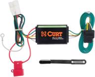 🔌 custom 4-pin trailer wiring harness for subaru ascent, forester, outback, crosstrek, xv – curt 56040, black logo