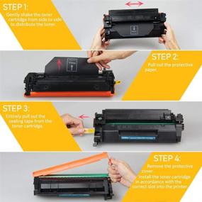 img 3 attached to 🖨️ V4INK 2PK Compatible Toner Cartridge Replacement for HP 05A CE505A - HP P2035 P2055 Printers