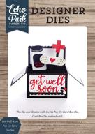 📈 enhanced seo: echo park paper co. 'get well soon' pop-up card die set logo