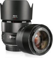 📷 meike 85mm f1.8 full frame auto focus telephoto lens for canon ef mount dslr cameras - compatible with aps c bodies 1d 5d3 5d4 6d 7d 70d 550d 80d logo