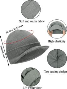 img 3 attached to SATINIOR Pieces Winter Beanie Outdoor Sports & Fitness