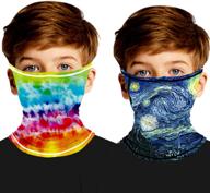 ainuno camouflage printed protection bandana: essential cold weather accessory for boys logo