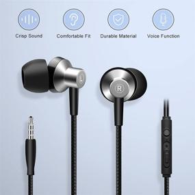 img 3 attached to Microphone Headphones Definition Compatible Smartphones