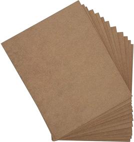 img 4 attached to 🎨 Универсальные незаполненные листы из тисненого картон для рукоделия - 8x10 дюймов, 12 штук