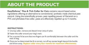 img 3 attached to 🐱 Enhanced Natural Protection: EasyDefense Flea & Tick Cat Collar