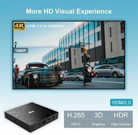 img 1 attached to 📺 T9 Android TV Box: 2GB RAM 16GB ROM, RK3318 Quad-core, Android 9.0, Dual WiFi 2.4G+5.0G, BT4.0, 3D 4K Smart TV Box