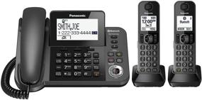 img 4 attached to Panasonic KX-TGF382M: Link2Cell Bluetooth Corded/Cordless Phone with 2 Handsets - Renewed