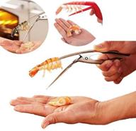 🦐 premium stainless steel shrimp deveiner tool and prawn peeler - efficient shrimp cleaner knife for kitchen logo