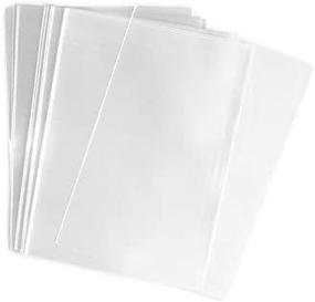 img 2 attached to 🎁 Premium Quality Clear Flat Cellophane Treat Bag 11x14 Inch (1.2mil) – Ideal Gift Basket Supplies in Bulk