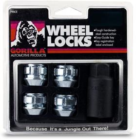 img 4 attached to 🦍 Gorilla Automotive 78621N Acorn Open End Chrome Wheel Locks - Protect Your Wheels with 12mm x 1.25 Thread Size - Pack of 4