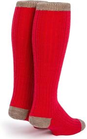 img 2 attached to 🧦 Stay Warm and Stylish with Warrior Alpaca Colorblock Long John Wool Socks - Unisex