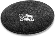 needle felting round supplies cushion logo