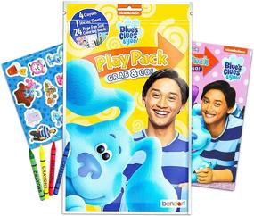 img 2 attached to 🎉 Blues Clues Party Favors Bundle: 12 Sets of Stickers, Coloring Books, and Crayons - Perfect Blues Clues Party Supplies