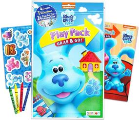 img 3 attached to 🎉 Blues Clues Party Favors Bundle: 12 Sets of Stickers, Coloring Books, and Crayons - Perfect Blues Clues Party Supplies