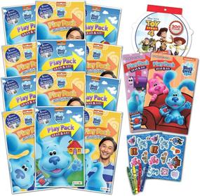 img 4 attached to 🎉 Blues Clues Party Favors Bundle: 12 Sets of Stickers, Coloring Books, and Crayons - Perfect Blues Clues Party Supplies