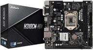 💻 материнская плата asrock h310cm-hdv, чипсет intel h310, ddr4, sata3 и usb3.1, a & gbe, microatx socket lga1151 логотип