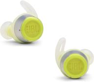 jbl reflect flow - truly wireless sport in-ear headphone - green (renewed) logo