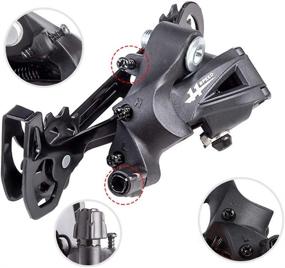 img 3 attached to 🚲 N/P TBNOD Bicycle Rear Derailleur: 7/8/9 Speed Mountain MTB Bike Derailleur