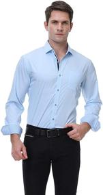 img 1 attached to 👕 CV Shirts: Men's Bamboo Clothing for Wrinkle-Free Style by Joey