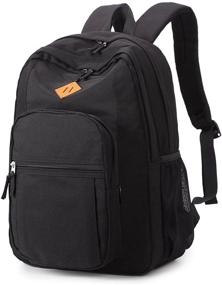 img 4 attached to 🎒 Abshoo Classical Basic Travel Backpack: Water Resistant Bookbag for School