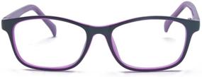 img 3 attached to 👓 ALWAYSUV Kids Blue Light Blocking Computer Glasses: Eyestrain Reducing Eyewear for Gaming, Boys, Girls, Teens, and Children - Purple