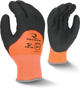 img 1 attached to 🧤 Radians RWG17: Water Resistant Cold Weather Latex Coated Glove - Stay Warm and Protected!