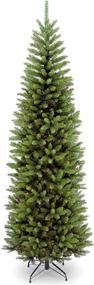 img 4 attached to 🎄 7.5 Feet Green Kingswood Fir Artificial Slim Christmas Tree by National Tree Company - Includes Stand