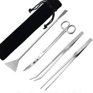 🐠 ultimate aquarium tools kit: cbtone stainless steel aquatic plants scissor tweezers spatula set for vibrant aquariums логотип