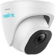 reolink 4k poe outdoor dome ip security camera with 3x optical zoom, human/vehicle detection, time lapse, and smart alerts - 24/7 recording with up to 256gb sd card (rlc-822a) logo