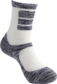 img 1 attached to 🧦 PUQIK Women's Hiking Socks: Multi Performance Cushion Crew Socks for Cycling, Trekking & Outdoor Activities - Available in 3/5 pairs